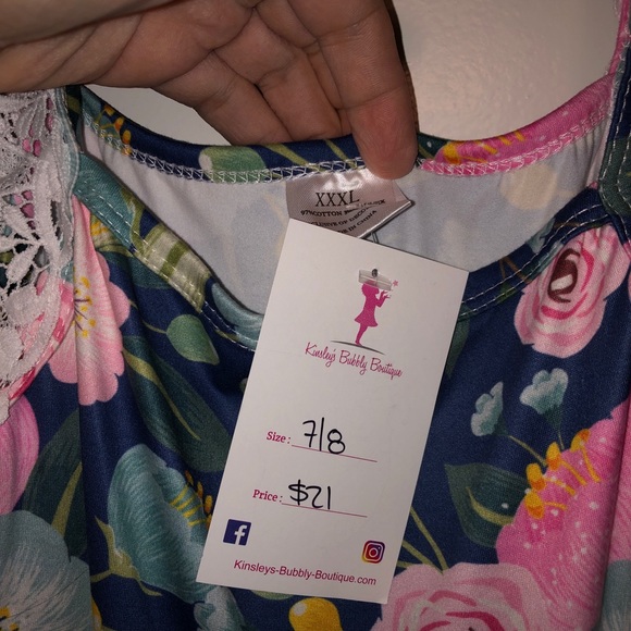 NWT Floral Tank Dress - Picture 5 of 5